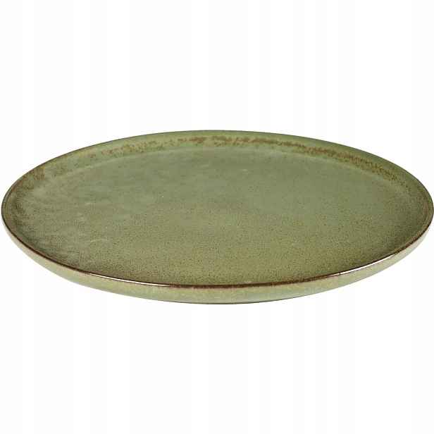 Talíř Serax Surface L 27 cm, camo zelená