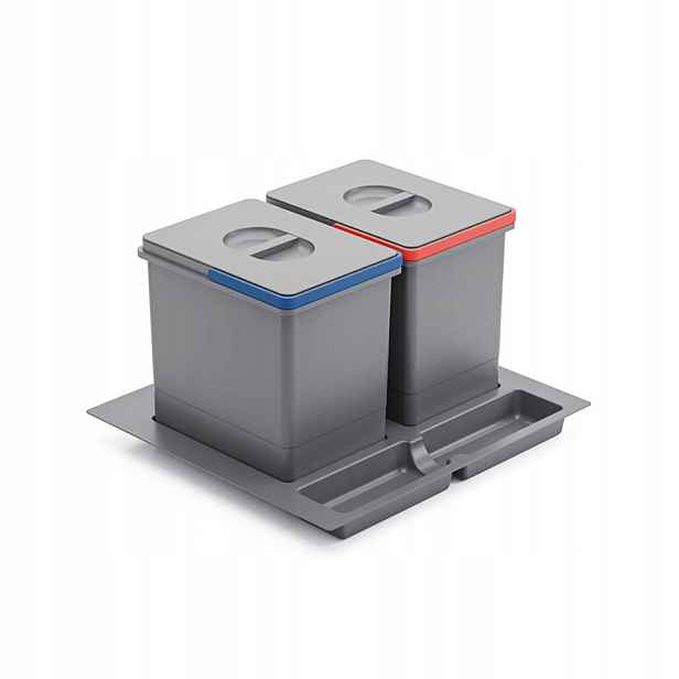 Třídič odpadků do zásuvky „60“ WS-500 2 nádoby