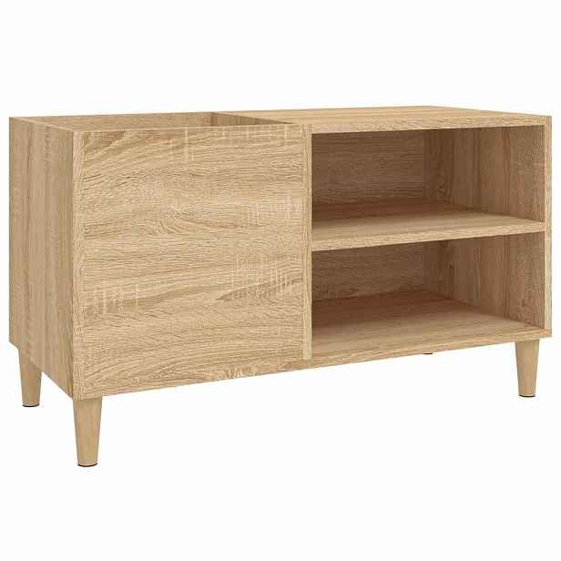 vidaXL Skříňka na LP desky dub sonoma 84,5x38x48 cm kompozitní dřevo