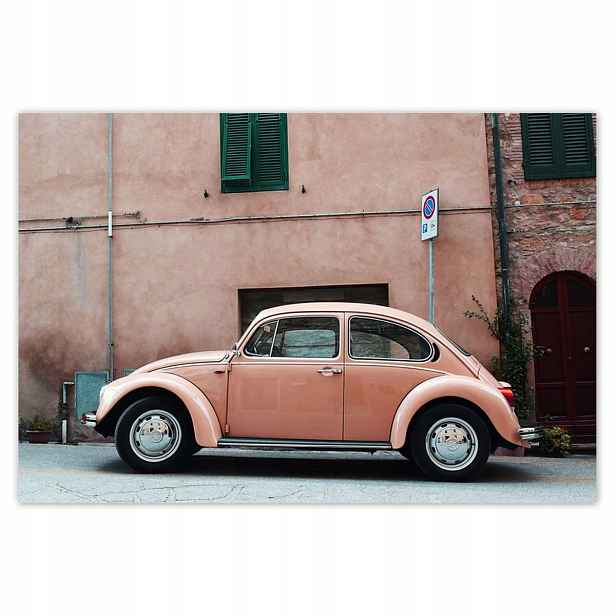 Plakáty 200x135 Garbus Volkswagen Vw Auto