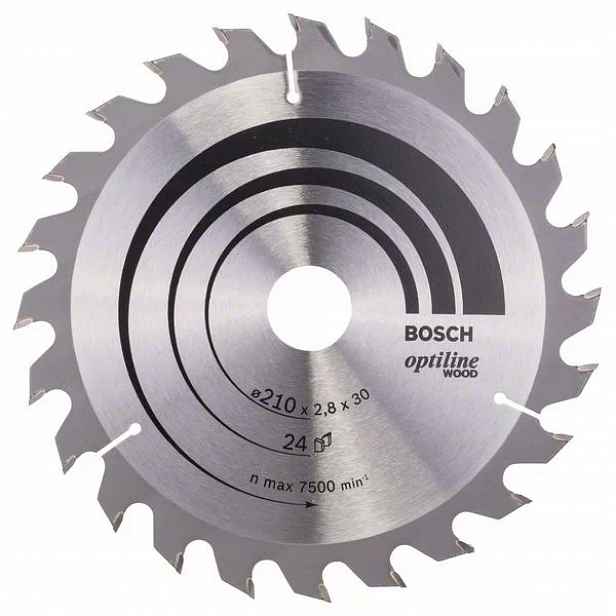 Bosch Pilový Kotouč Optiline Wood 210x30 Z24