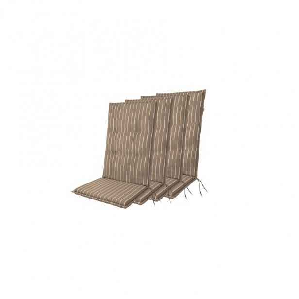 Doppler LIVING 6911 vysoký - set 4 ks – polstry na křesla a židle