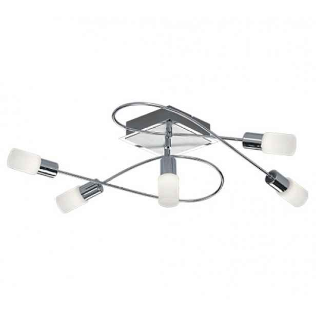 LED stropní osvětlení Trio Clapton chrom 621410505