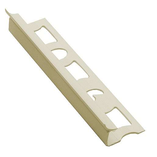 Lišta rohová vnitřní PVC jasmín délka 250 cm, výška 9 mm, LV925020