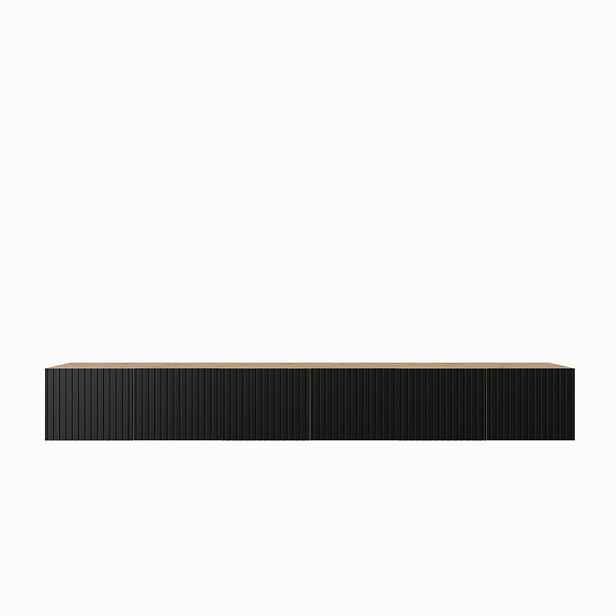 MASSENO ZÁVĚSNÝ TV STOLEK LIVO, 300/41/40 cm, dub Artisan