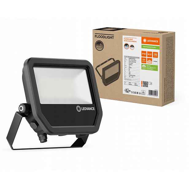 Osvětlovač Floodlight 50 41W 6KLM 840 Ps SY100 Bk 4099854305962