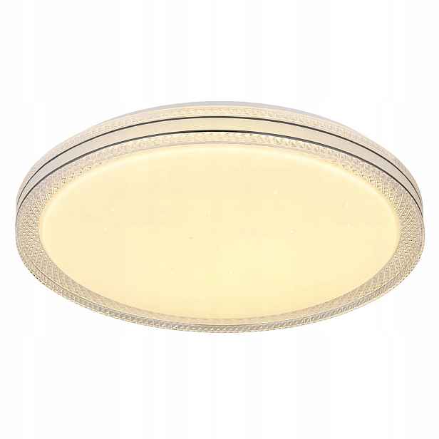 Stropní Svítidlo Bílý Kov Akryl 24W IP20 Moderní Globo Lighting