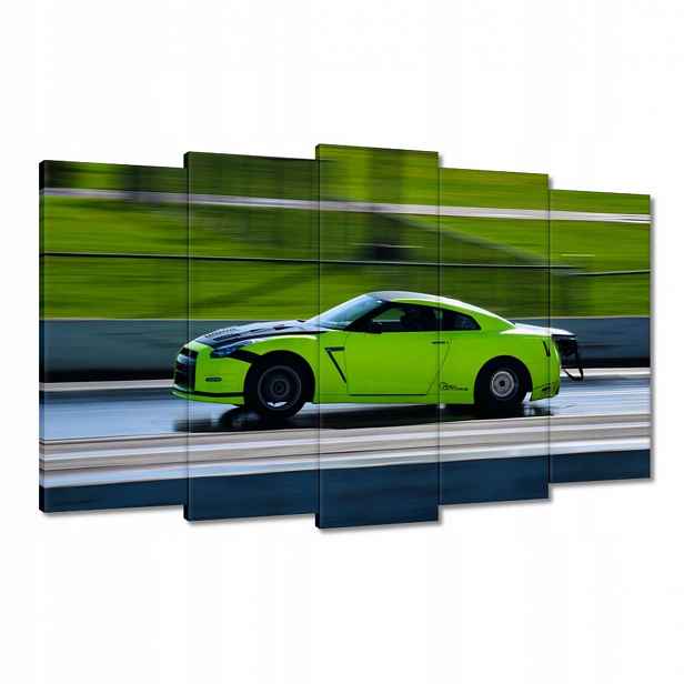 Obrazy 100x60 Zelené sportovní auto