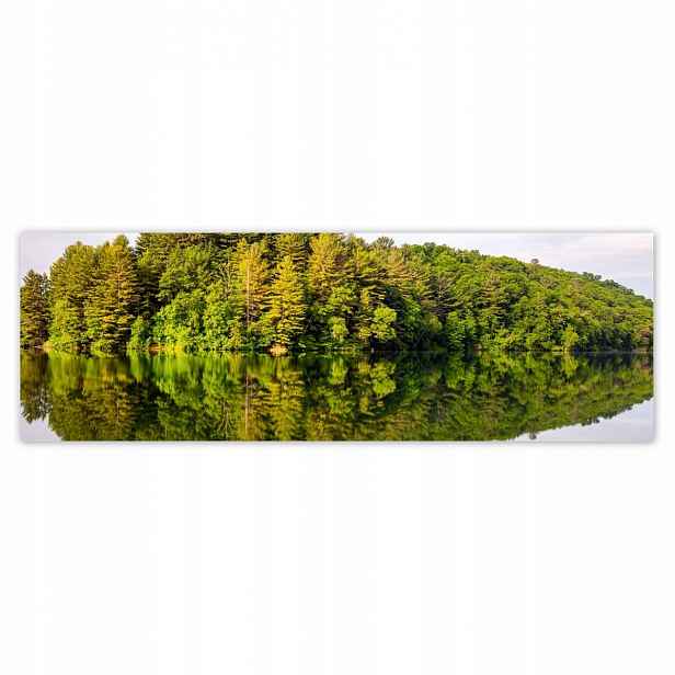 Plakáty 200x66 Les Jezero Mraky