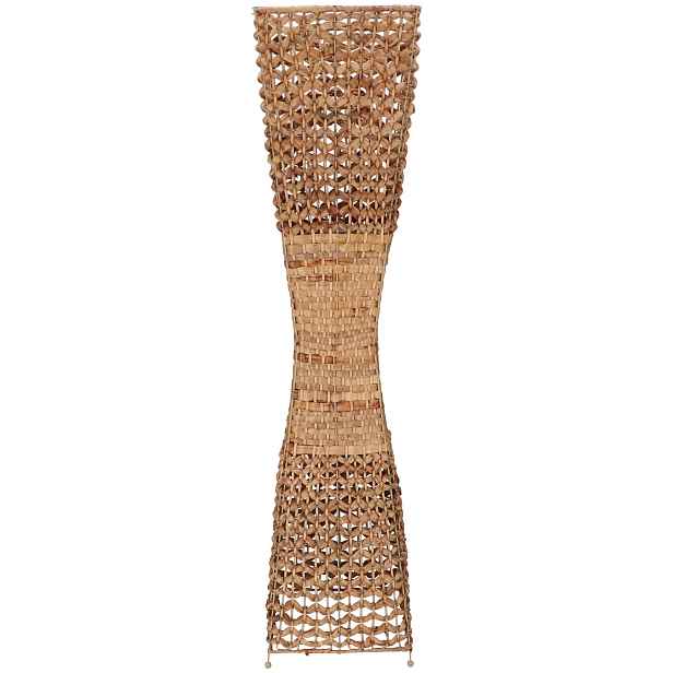 Podlahová lampa vysoká ratanová boho 40W E27 IP20 Anvo Yamba 29x130 cm