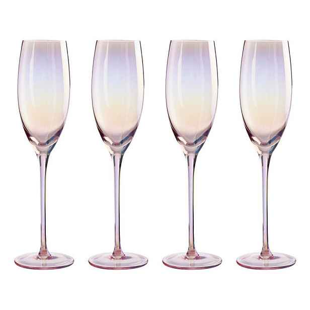Skleničky na sekt v sadě 4 ks 250 ml Frosted – Premier Housewares