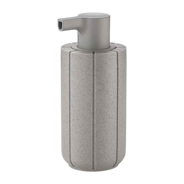 Světle šedý dávkovač mýdla z polyresinu 300 ml Kua – Blomus