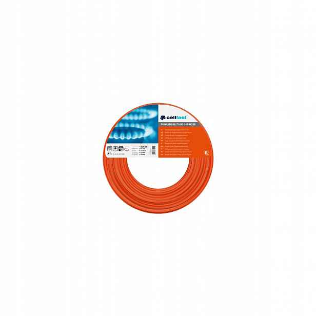 Hadice pro propan-butanový plyn v roli nebo cívce 9 mm 50-90 m CellFast CF20001R