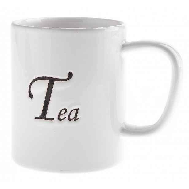 Hrnek Tea 380 ml, bílá keramika