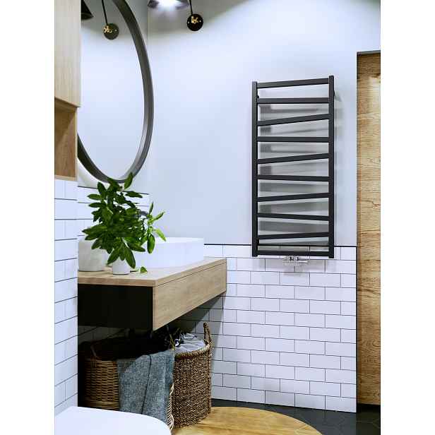 Radiátor trubkový ZET-SP 500×1334 mm metalická černá