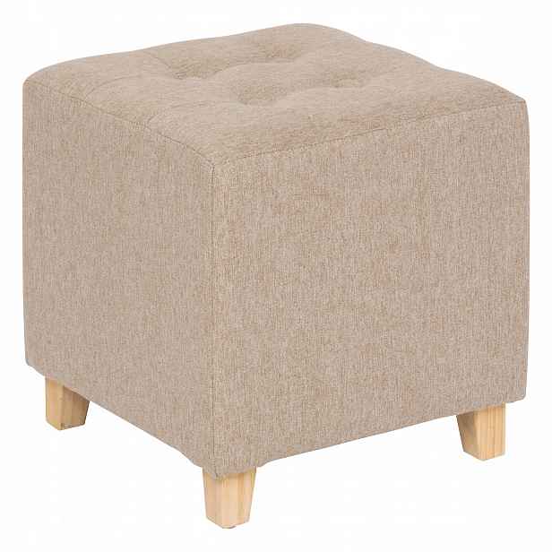 Taburet Čtvercová Sedačka Do Obývacího Pokoje Puf Podnožka 35 x 35 CM