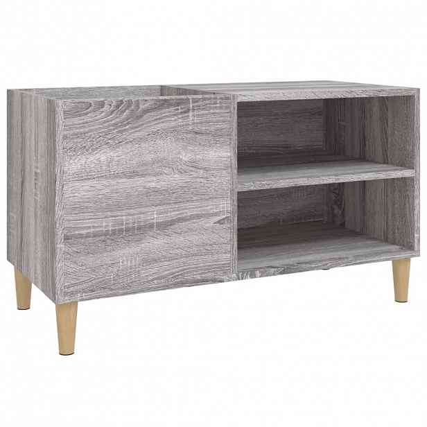 vidaXL Skříňka na LP desky šedá sonoma 84,5x38x48 cm kompozitní dřevo