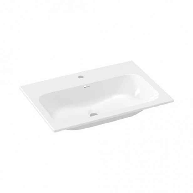 Ravak Chrome Slim nábytkové umyvadlo 70,5x49 cm otvor pro baterii uprostřed XJX01170002