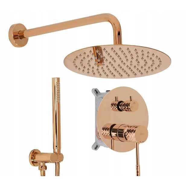 Sprchová Sada Podty Lungo Diamond Měď Box