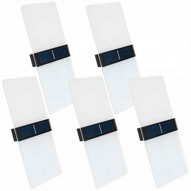 5 x Solární lampa Dekorativní zahradní Led osvětlení terasy balkonu