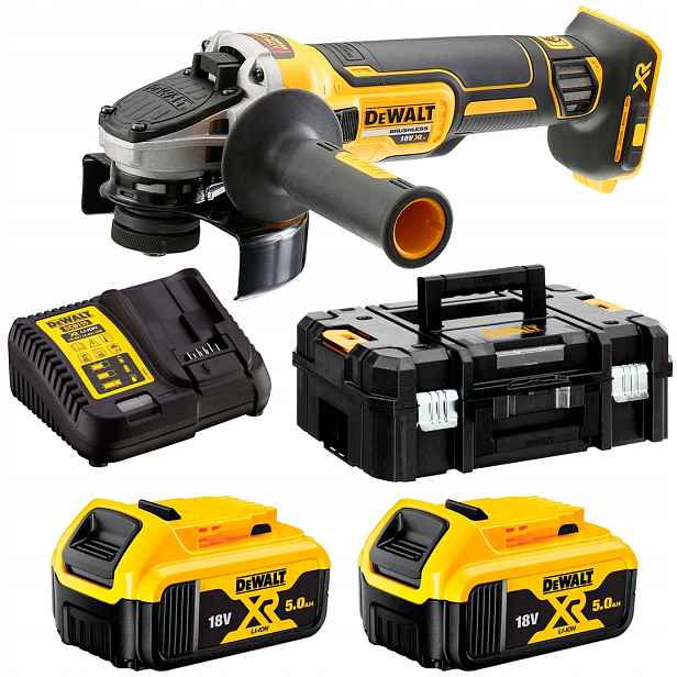 DeWalt DCG405P2 akumulátorová bruska 125 mm 18 V