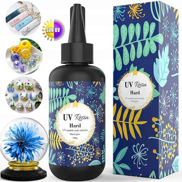 Uv šperkařská pryskyřice na šperky světlotvrdá resina 100 g