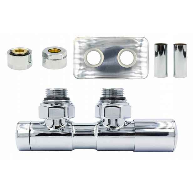 Ventil reg 50 mm Twins chrom pravý Cu AiO r.pros