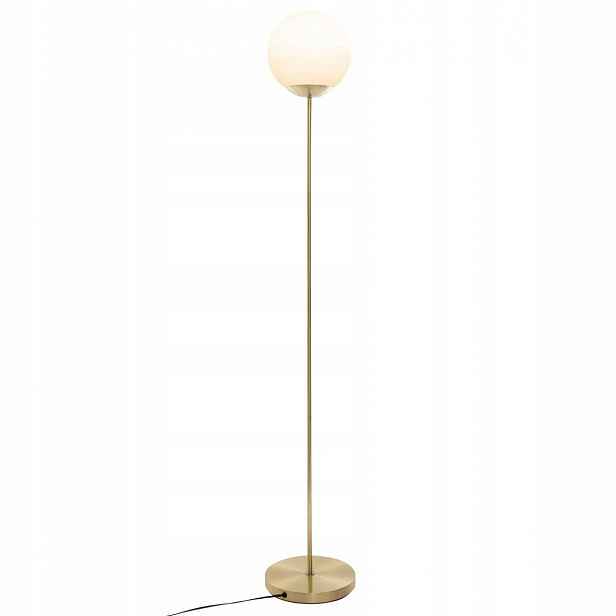 Zlatá Stojací Lampa Do Obýváku Koule výška 134 cm
