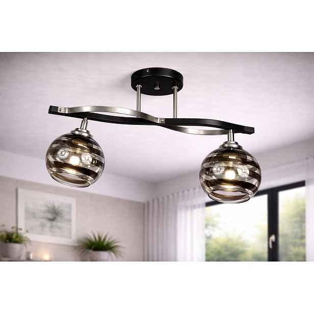 Euro-Lamp Stropní Svítidlo Kosmo 2 černá 2x60W Výrobce