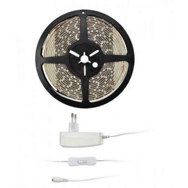 LED světelný pás Solight WM50-20T, 12V + adaptér, 5m