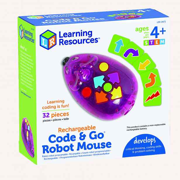 Learning Resources Sada aktivit s myší Code & Go® – dobíjecí