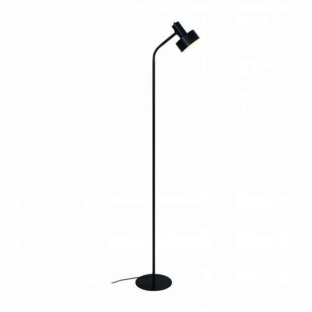 Stojací Lampa Černá Kovová E27 Pohyblivá Matis 160 cm Vysoká Kabinet Nordlux