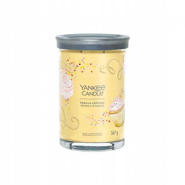 Yankee Candle Signature Large Tumbler Sweet & Spicy Vanilla Cupcake, 567 g