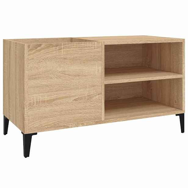 vidaXL Skříňka na LP desky dub sonoma 84,5x38x48 cm kompozitní dřevo