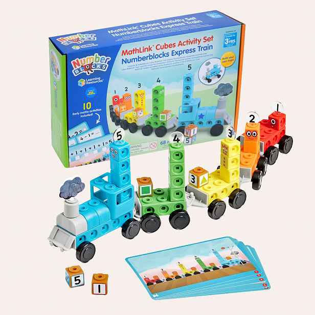 Learning Resources Sada aktivit MathLink® s kostkami Numberblocks Rychlík