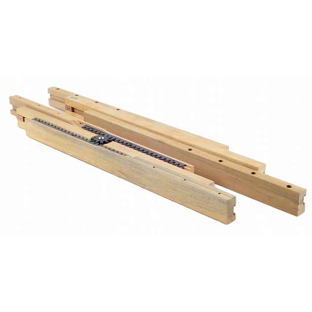 Pojezd pro stůl Siso dřevěný V-60mm D-685 vložka 650 dělený rám