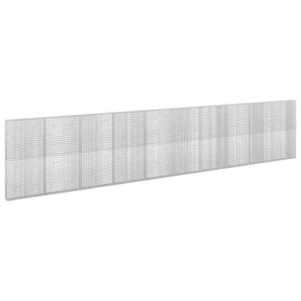 vidaXL Gabion s drátem 5 mm a síťkou 5x2,5 cm 1000x20x200 cm