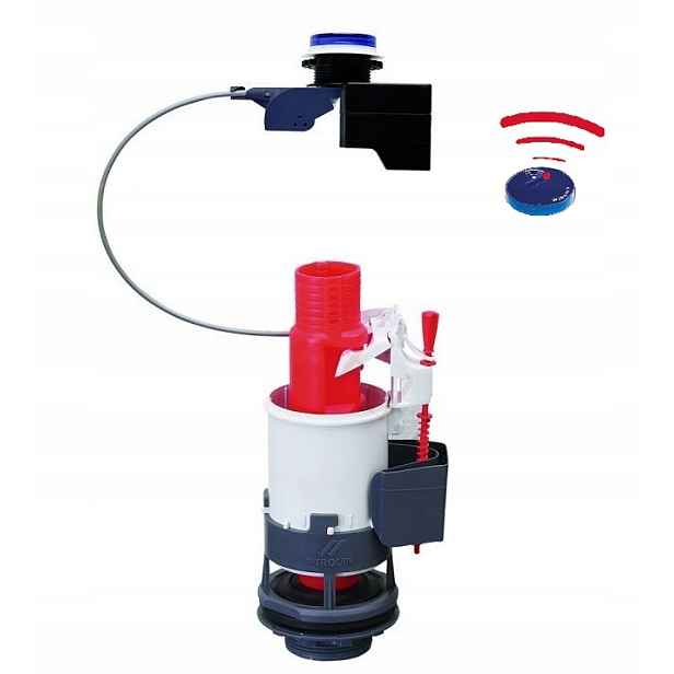Wirquin 10723882 Wc mechanismus Dvojité bezdotykové splachování Chromované