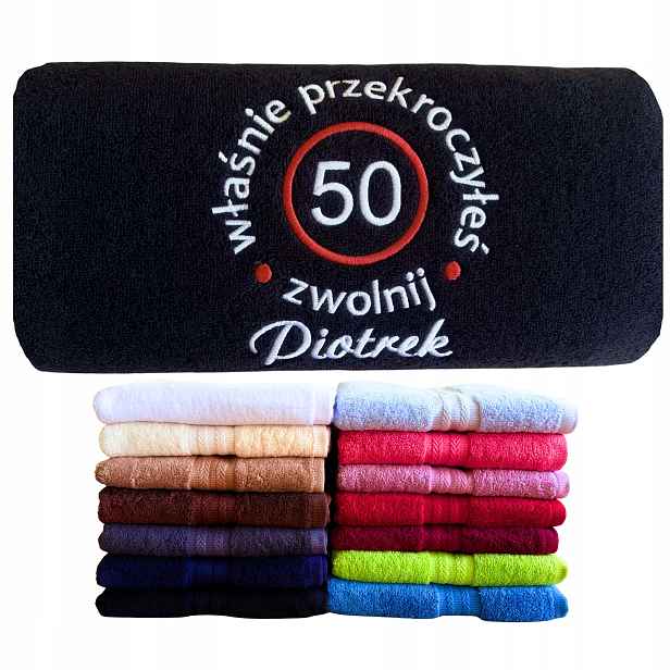 Dárek K 50. Narozeninám Pro Muže, Vtipný, Táta, Bratr, Chlap, Ručník