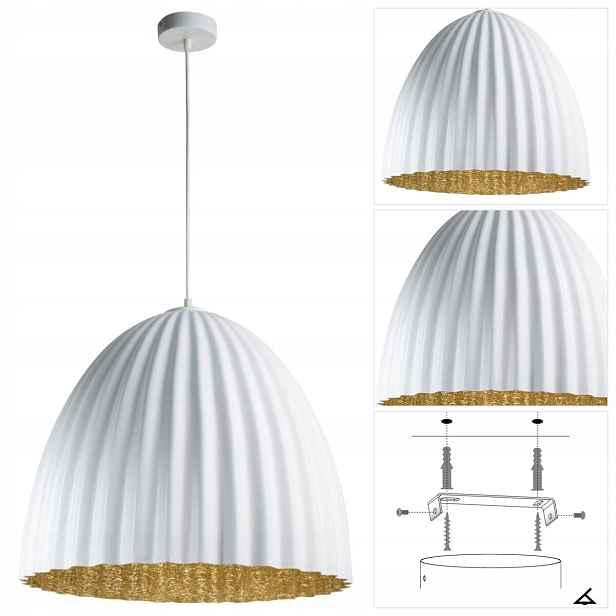 Závěsná lampa Telma zlatá, jemný lesk v kuchyni, moderní Sigma Lighting