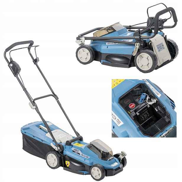Bezkartáčová akumulátorová sekačka 18V šířka 33 cm Dedra Sas+ DED7198