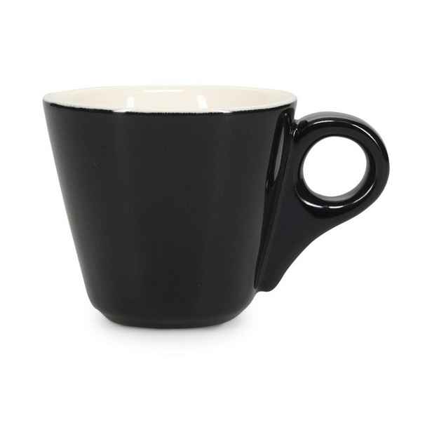 Černý porcelánový šálek na espresso 80 ml Barista – BonBistro