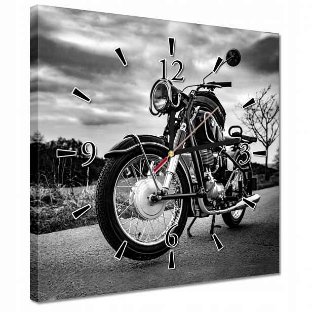 Hodiny 30x30 Klasický motocykl Bmw