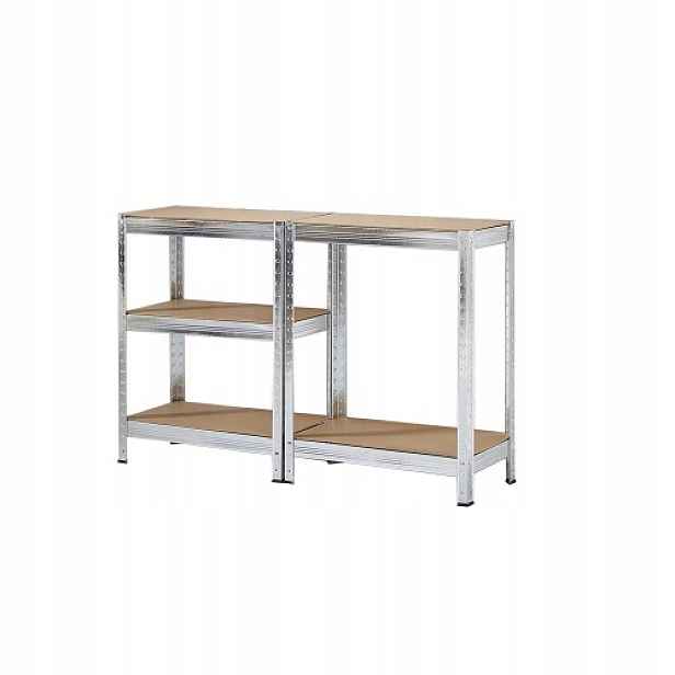 Kovový Skladovací Regál Do Garáže Dílny Skříňka 5 Polic 180x90x60 cm