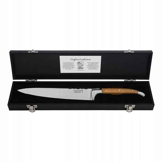 Laguiole Style de Vie Luxury Laguiole kuchařský nůž, rukojeť olivové