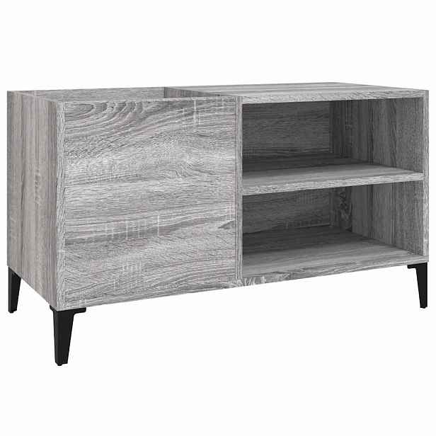 vidaXL Skříňka na LP desky šedá sonoma 84,5x38x48 cm kompozitní dřevo