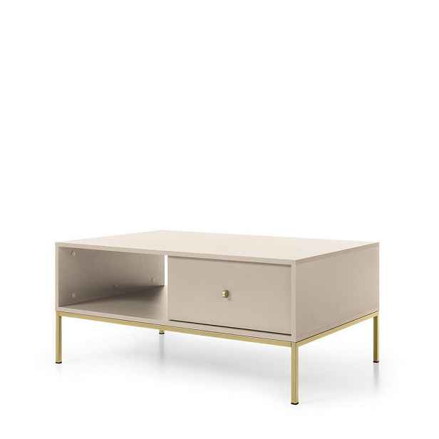MASSENO KONFERENČNÍ STOLEK MONDO, 103,5/46,2/68 cm, béžový