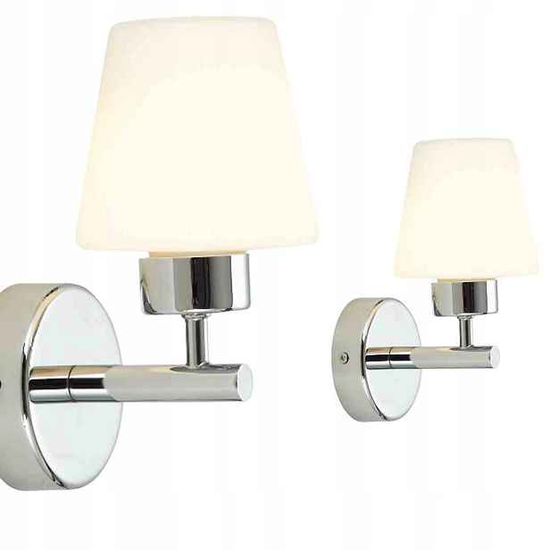Nástěnné svítidlo Milagro Lee Chrome ML6383 G9 40W chromové sklo IP20