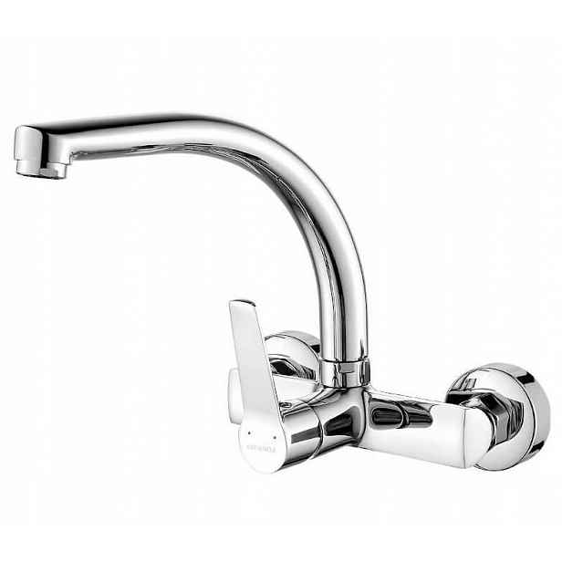 Chromovaná dřezová baterie Vilava „f“ s provzdušňovačem Neoperl