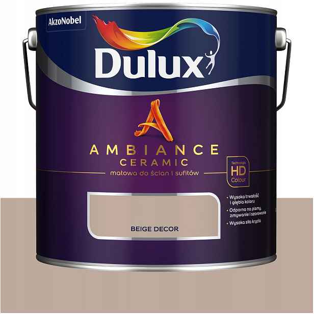 Dulux barva na stěnu keramická Ambiance Ceramic Beige Decor 2,5L